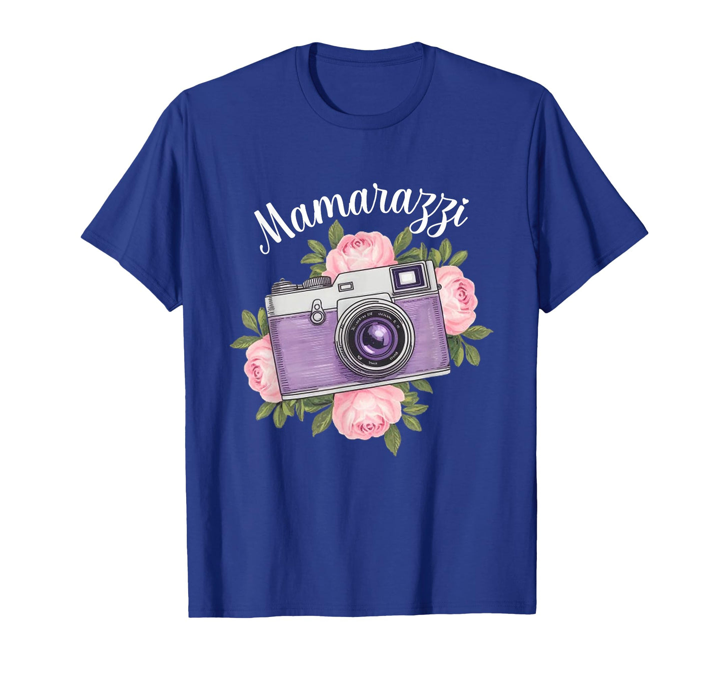 Funny Mom Mamarazzi Mother's Day Floral Photographer Mom T-Shirt