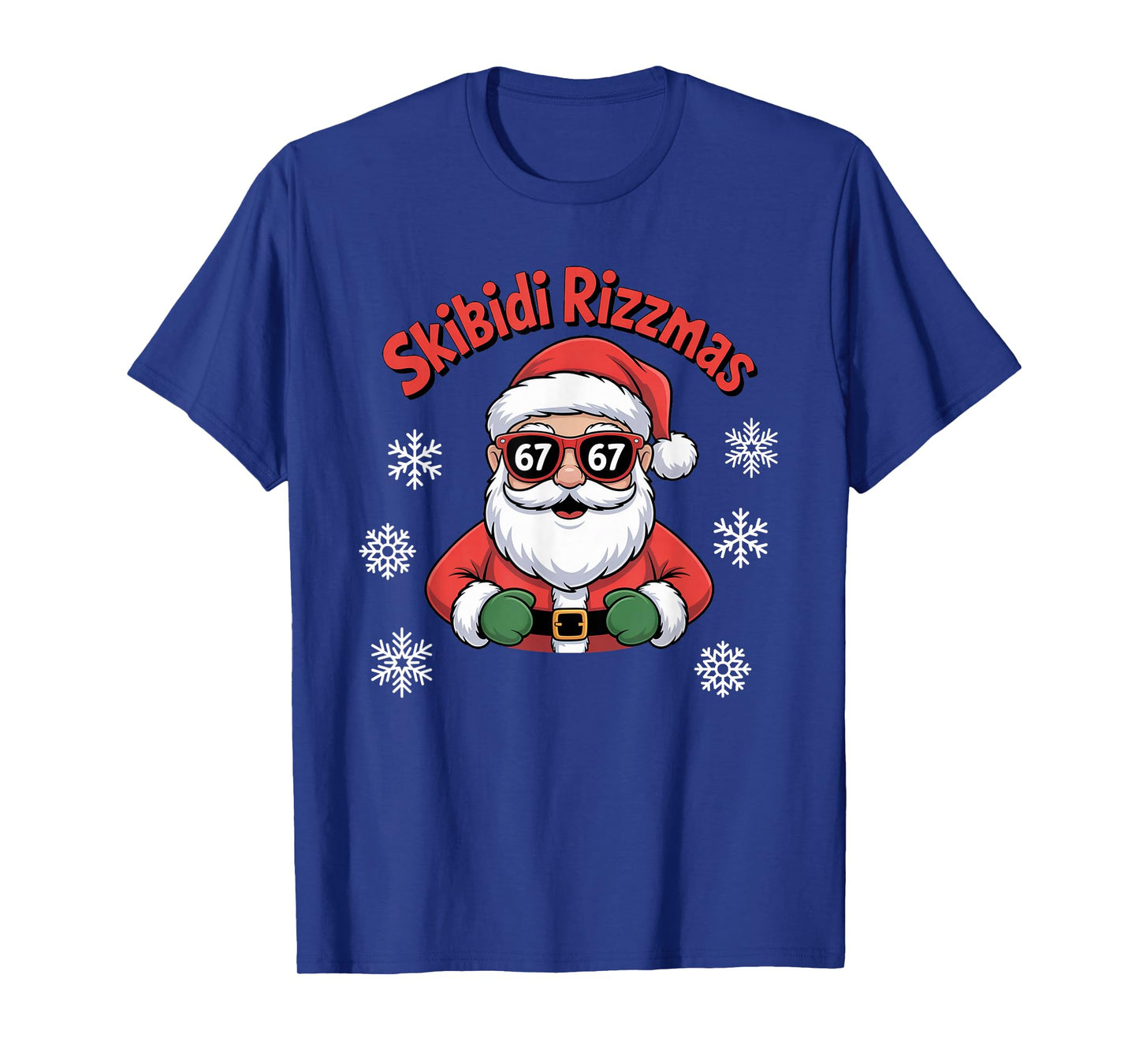 Merry Rizz Mas 67 Sigmas- Funny School Christmas T-Shirt