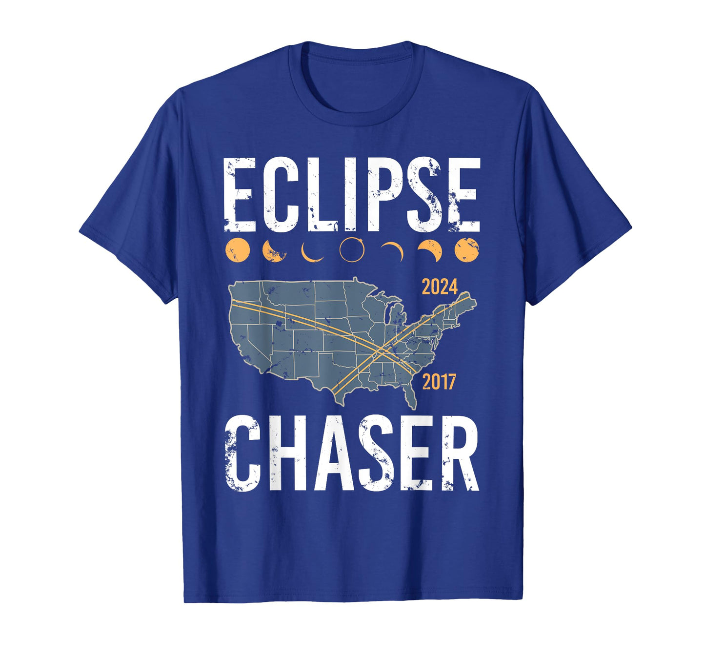 Eclipse Chaser Solar Eclipse Twice In A Lifetime Vintage T-Shirt