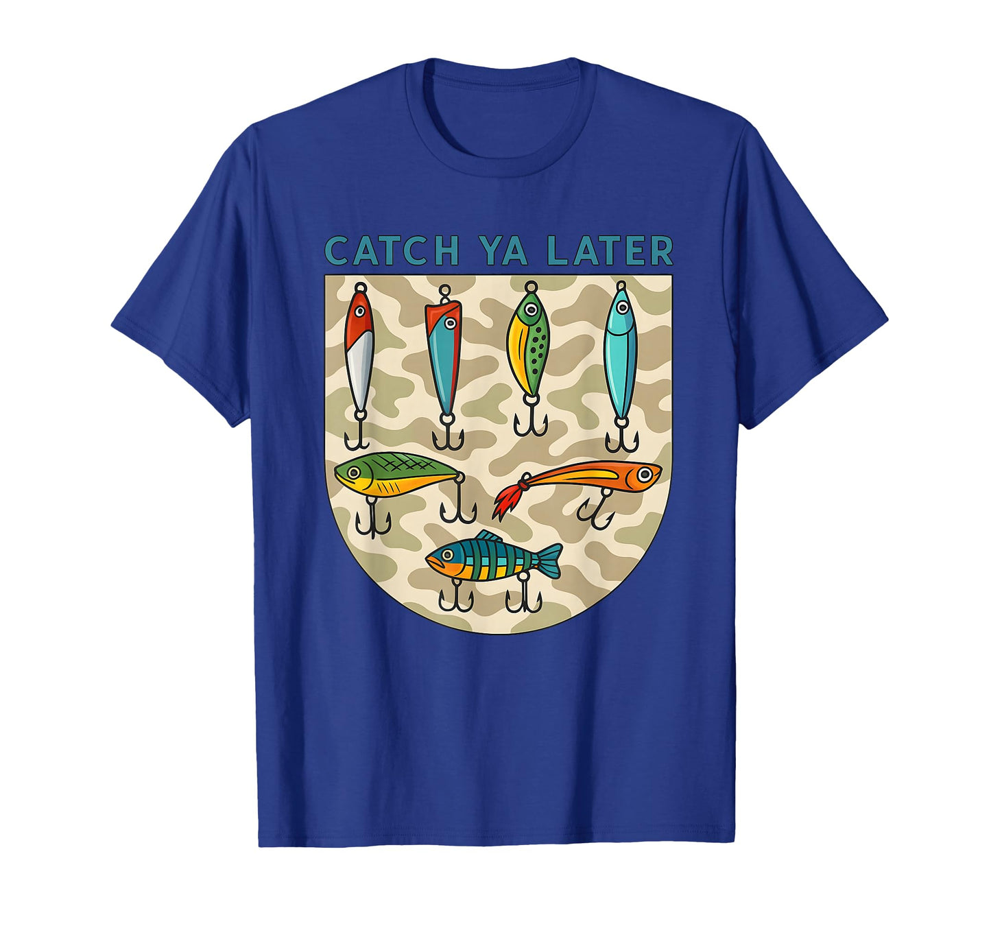 Catch Ya Later Fishing Lures Camo Southern Boy T-Shirt