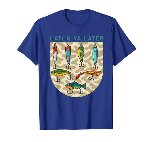 Catch Ya Later Fishing Lures Camo Southern Boy T-Shirt