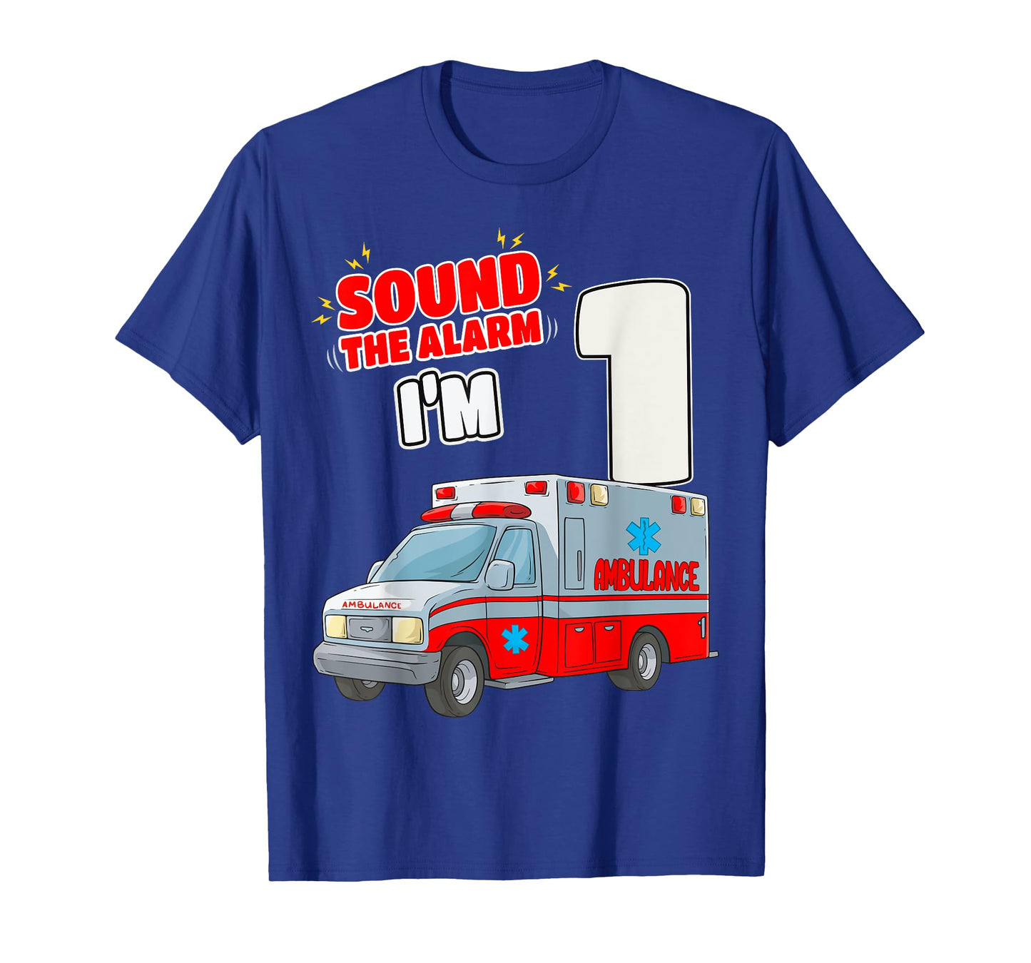 1st Birthday Medical Ambulance EMT 1 Year Old EMS Paramedic T-Shirt