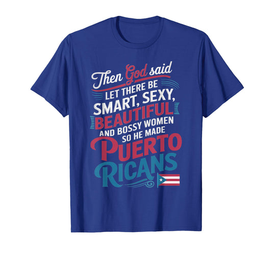 Smart Beautiful Puerto Rican Patriotic Pride Puerto Rico T-Shirt