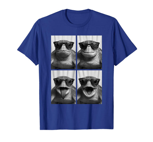 Cool Sea Turtles Sunglasses Ocean Animal Meme Selfie Booth T-Shirt