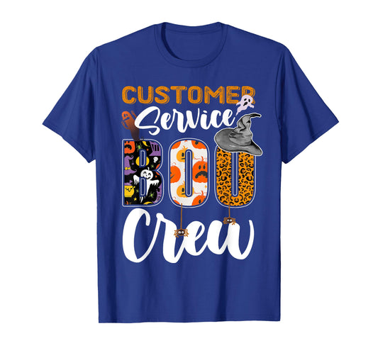 Customer Service Boo Crew Halloween Matching Specialist T-Shirt