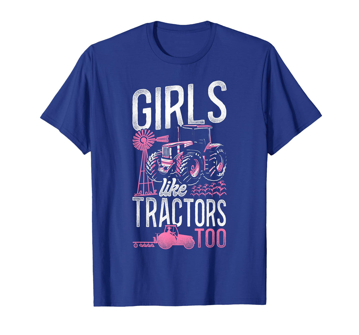 Farming Farmer Girl Tractor Tractor Vintage Girls Like T-Shirt