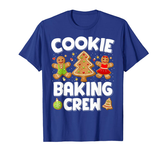 Cookie Baking Crew Christmas Gingerbread Team Squad Family T-Shirt