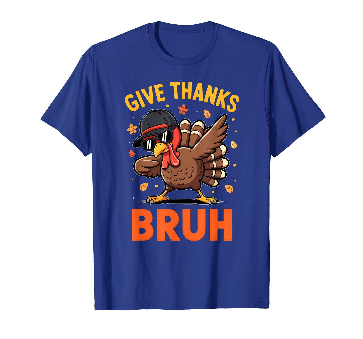 Bruh Thanksgiving Turkey Pilgrim Costume for Boys Teens Kids T-Shirt