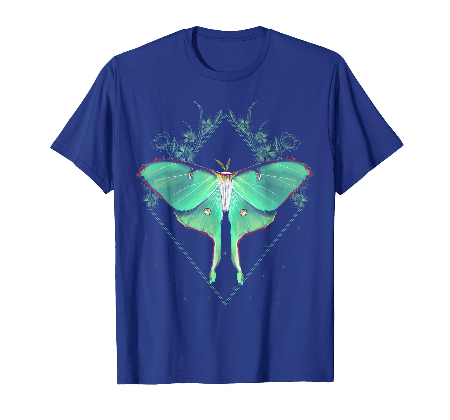 Cute Luna Moth Beautiful Butterfly Insect Lover Themed T-Shirt Small