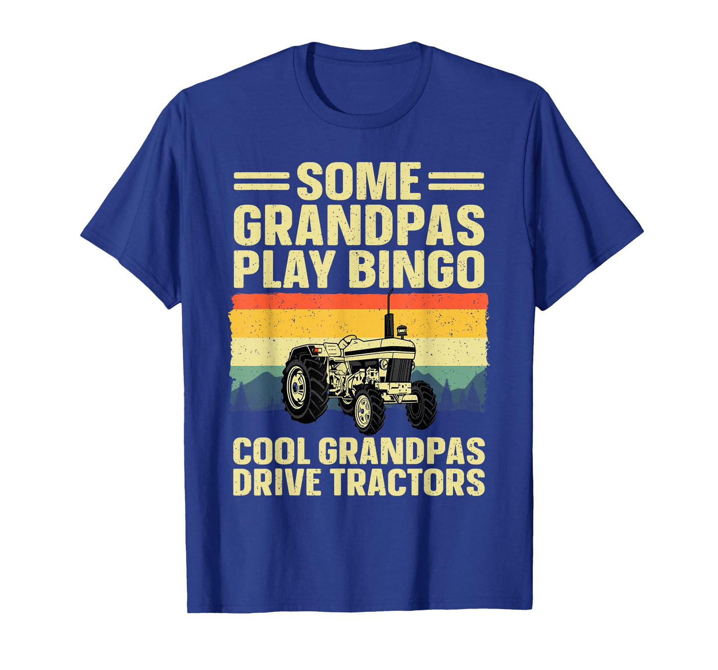Cool Tractor Art For Grandpa Men Farming Farmer Farm Tractor T-Shirt
