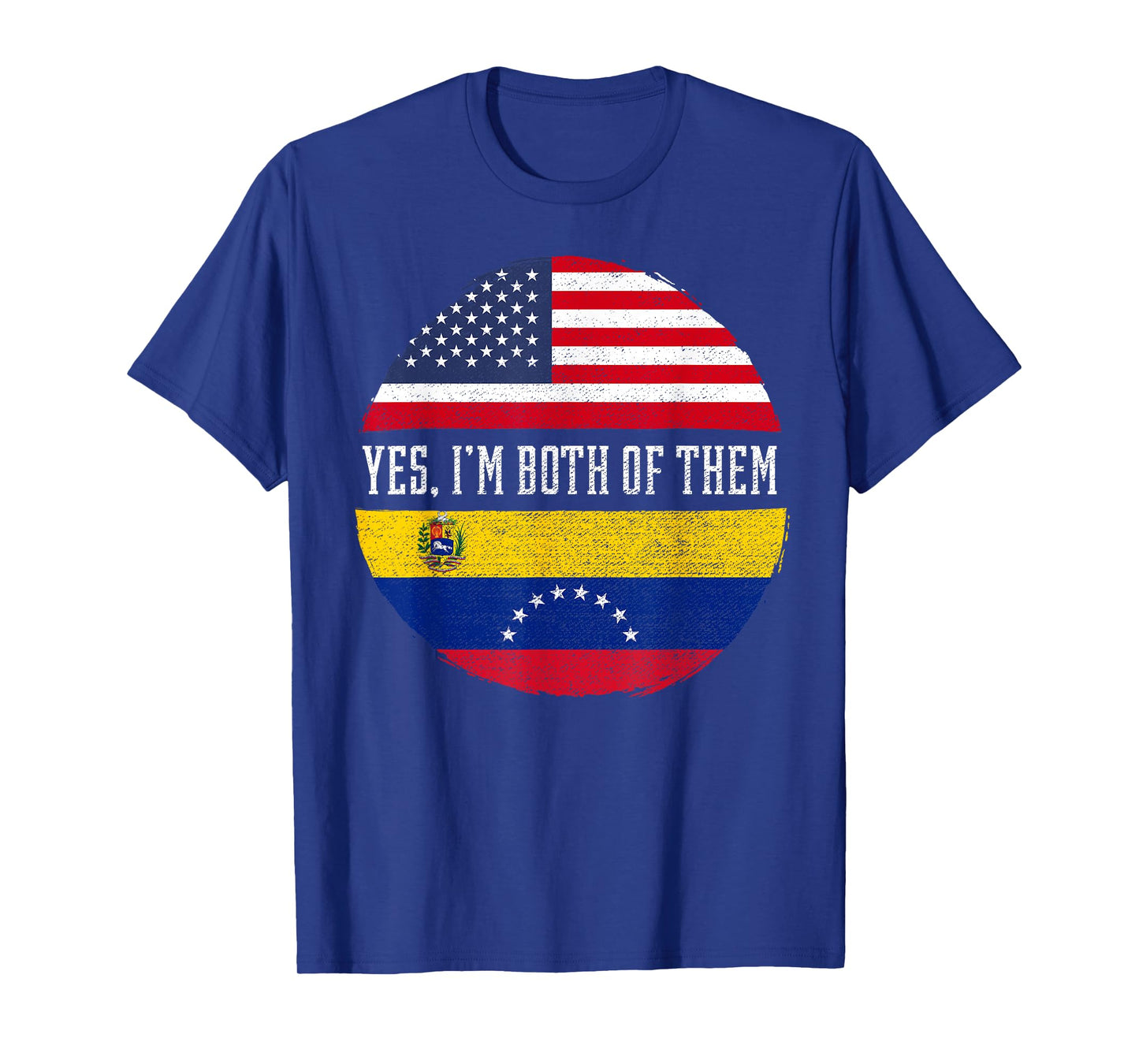 Half American Half Venezuelan USA Flag Venezuela Heritage T-Shirt for Women Kids Men