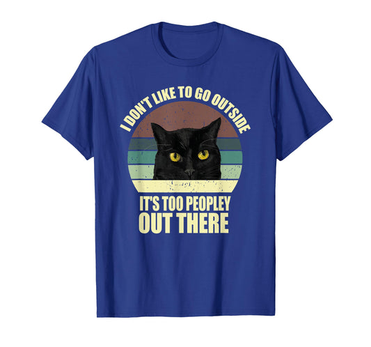 Anti-Social But Cat-Friendly – Funny Introvert Design T-Shirt