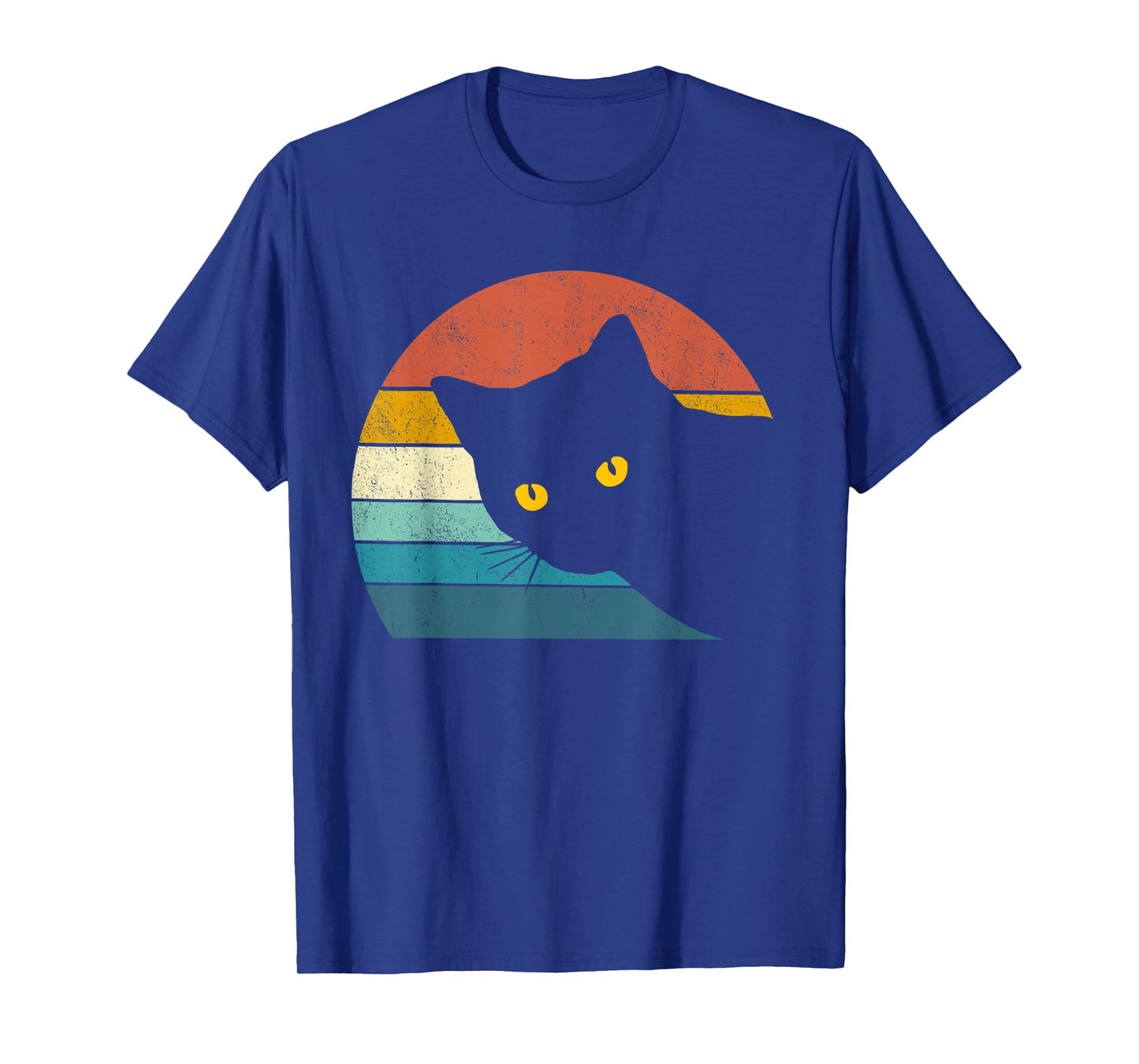 Vintage Black Cat Lover, Retro Style Cats Gift T-Shirt