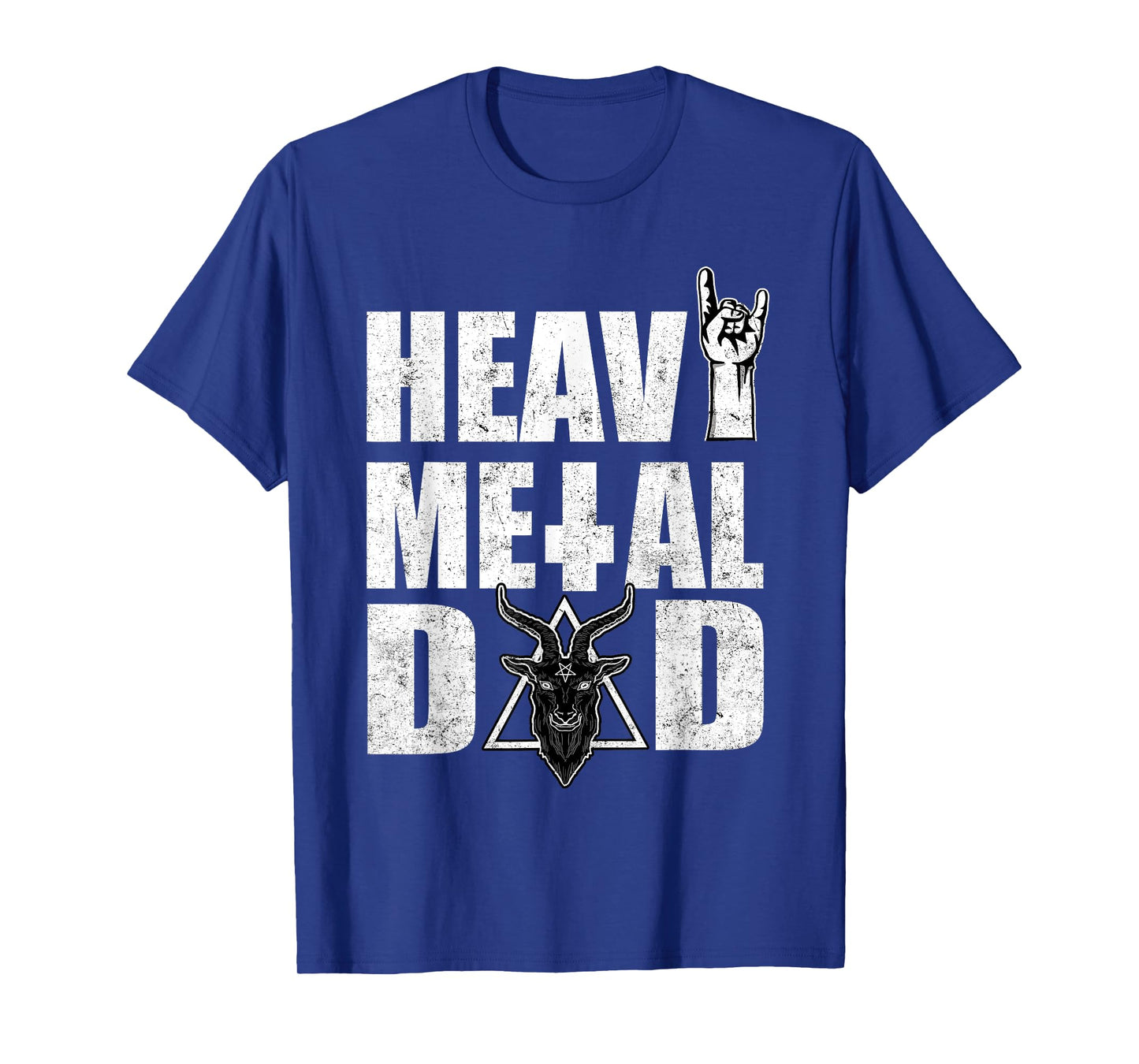 Heavy Metal Dad Pentagram Metal Music Father T-Shirt