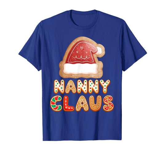 Christmas Cookies Baking Nanny Claus Family Matching Pajama T-Shirt