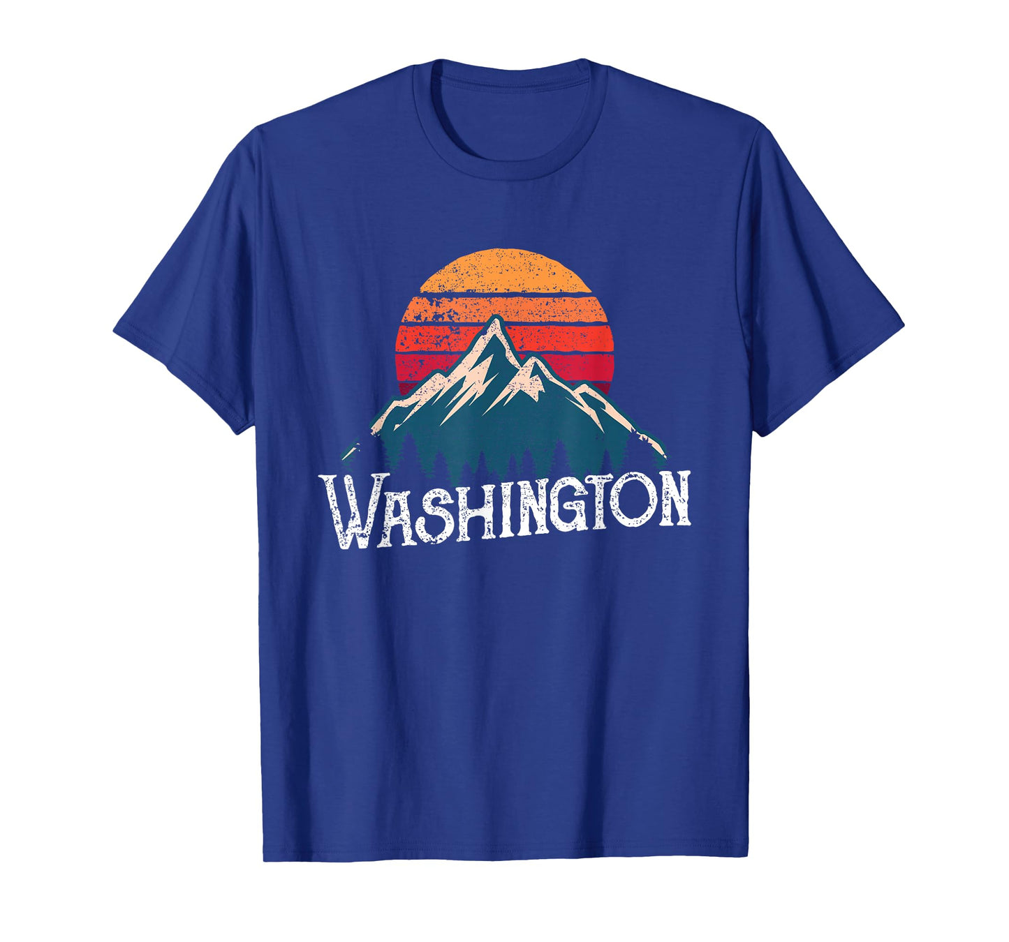 Retro Washington WN Mountains State Outdoor T-Shirt T-Shirt