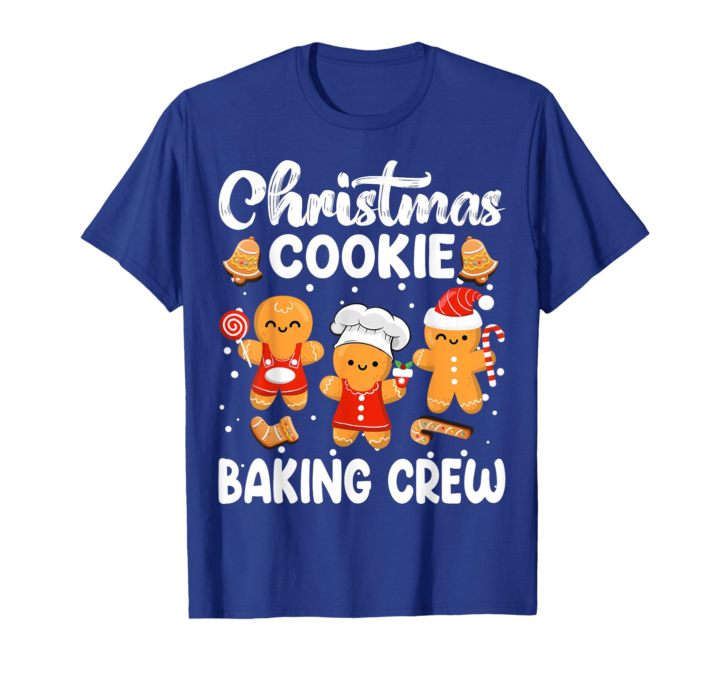 Cookie Baking Crew Gingerbread Christmas Family Matching T-Shirt