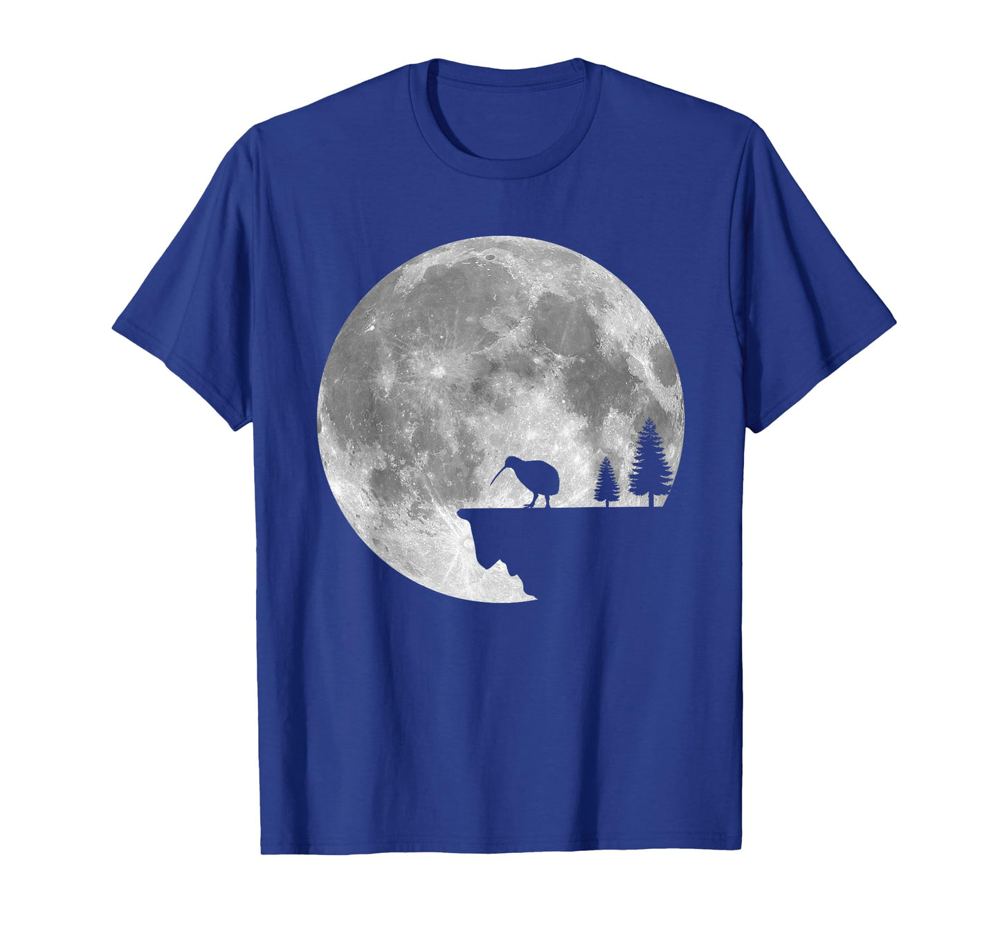 Great Kiwi Bird Moon Design Nature Kiwis T-Shirt