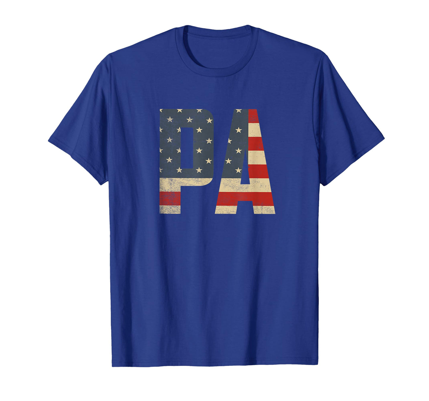 Pa Bold Patriotic American Flag Father’s Day Pa T-Shirt