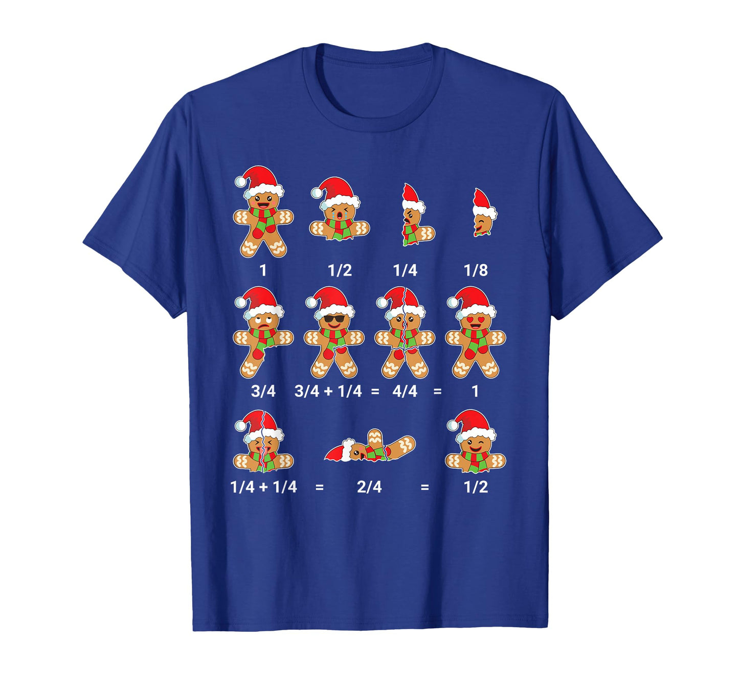 Christmas Math Shirt Men Women Kids Gingerbread Cookie T-Shirt