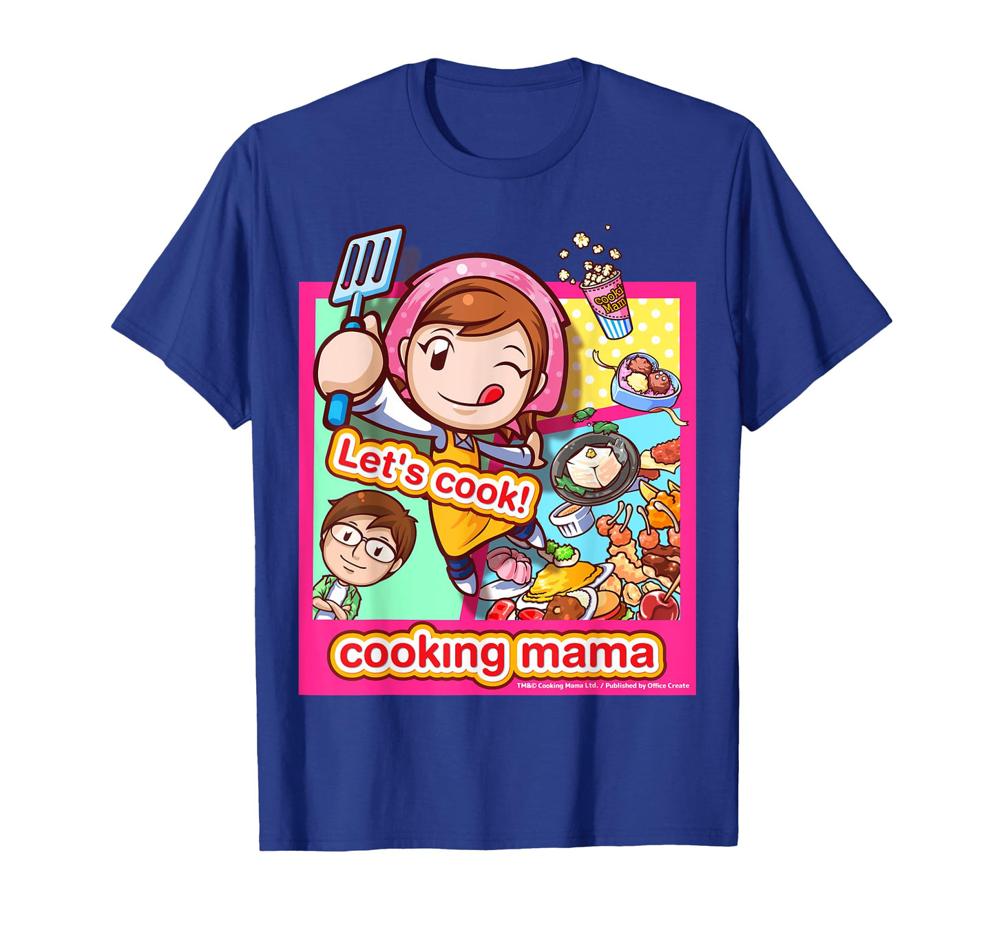 Cooking Mama Let's cook T-Shirt frame pink T-Shirt