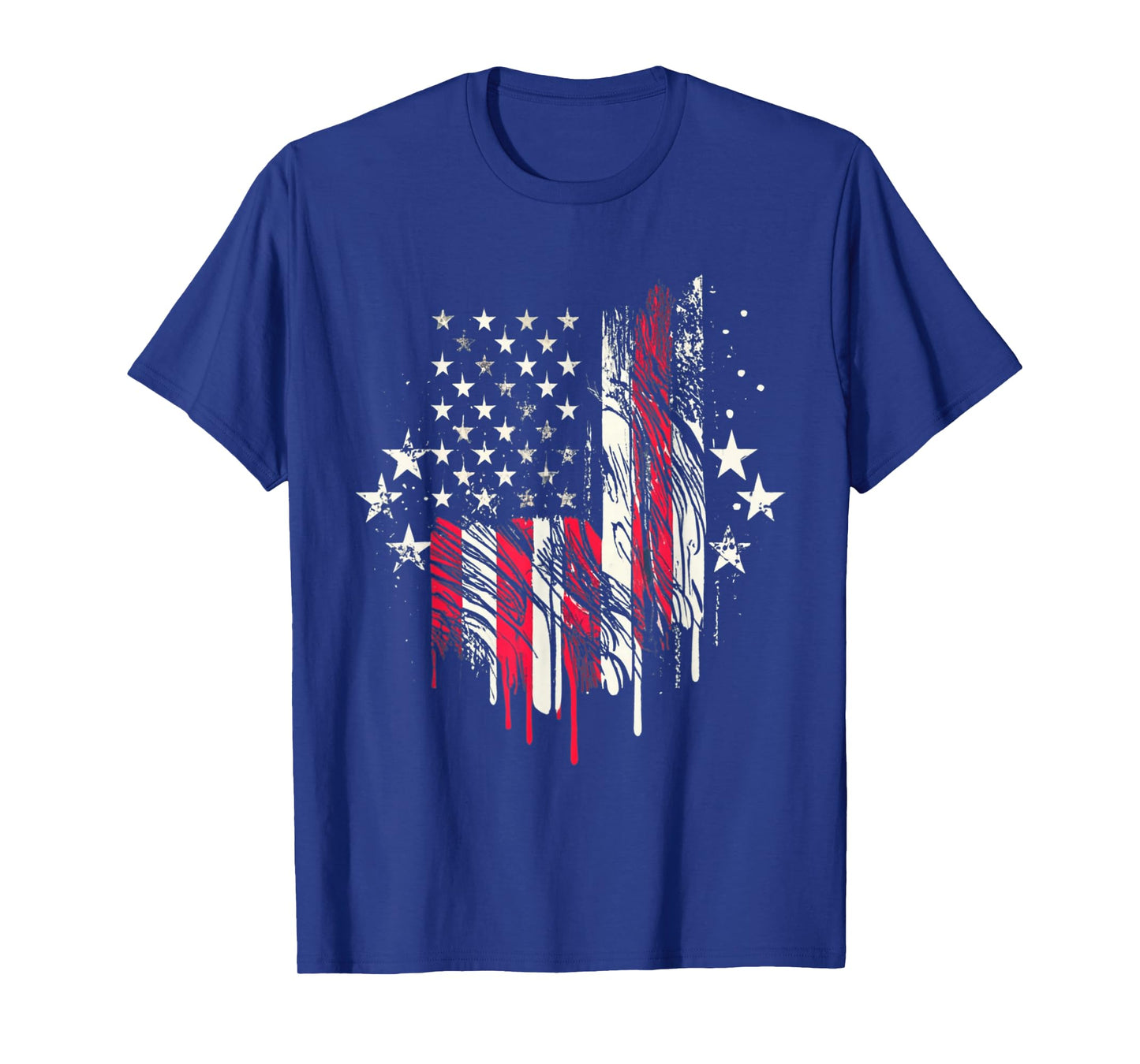 American Flag Mens USA Toddler American Flag 4th of July T-Shirt
