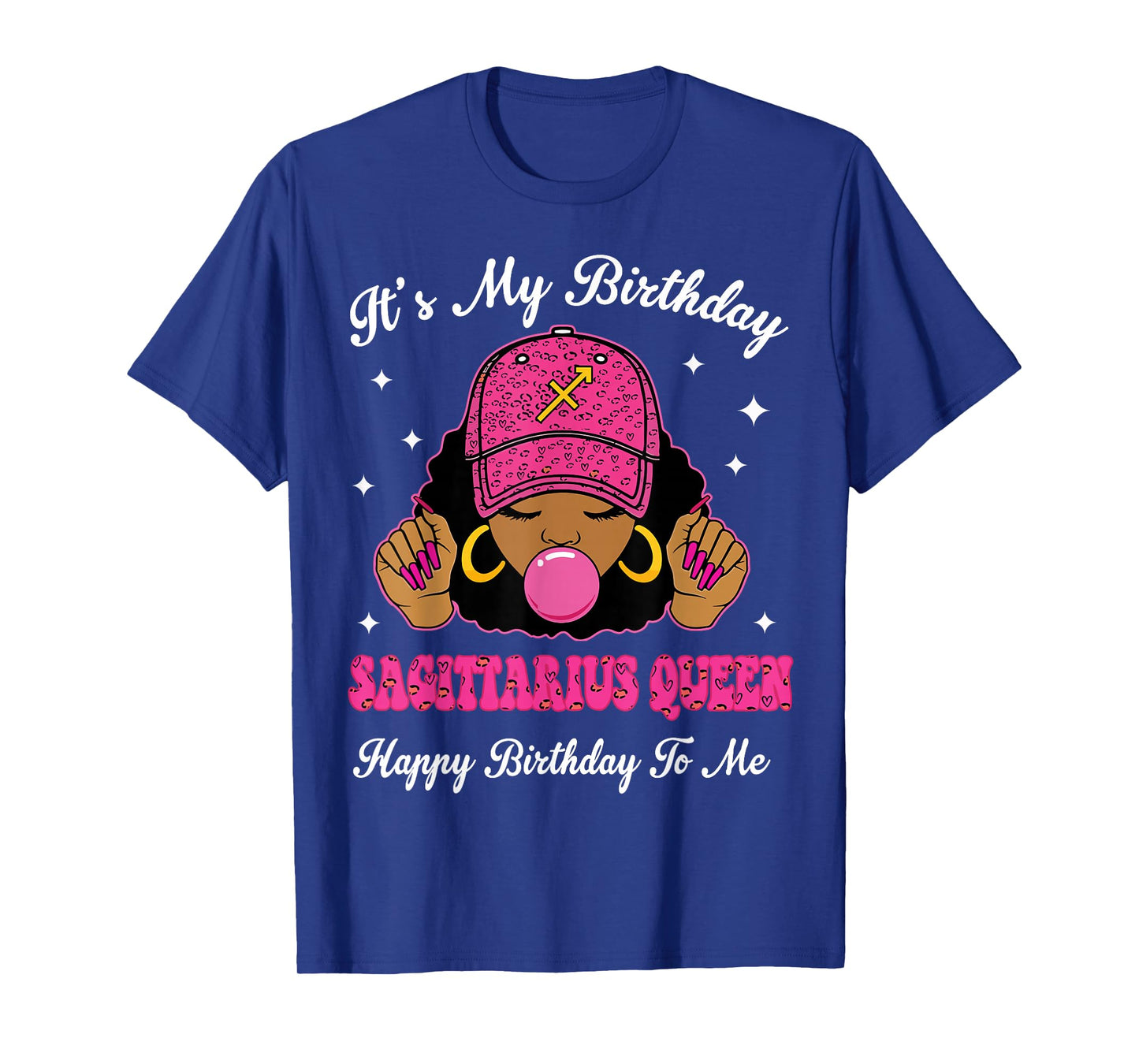 It's My Birthday Sagittarius Queen Happy Birthday to Me Girl T-Shirt