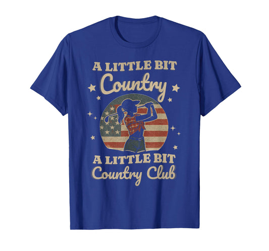 Country Golf Southern Cowgirl Golfing Country Club Golfer T-Shirt