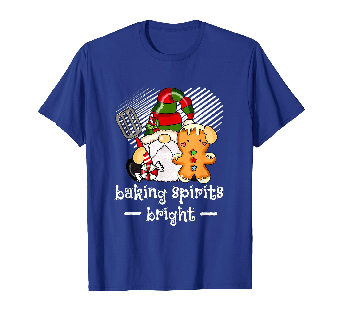 Christmas Gnome Baking Spirits Bright T-Shirt