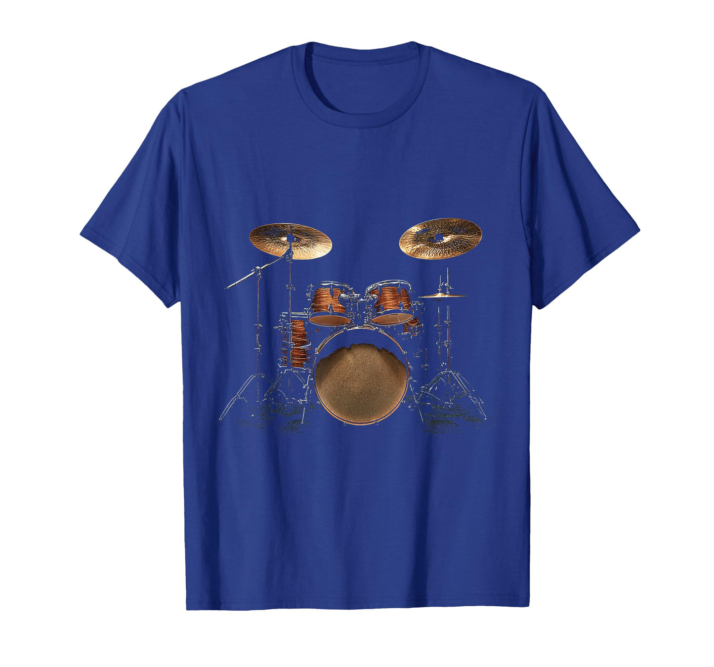 Drumset Music Instrument Graphic Art Drumset T-Shirt