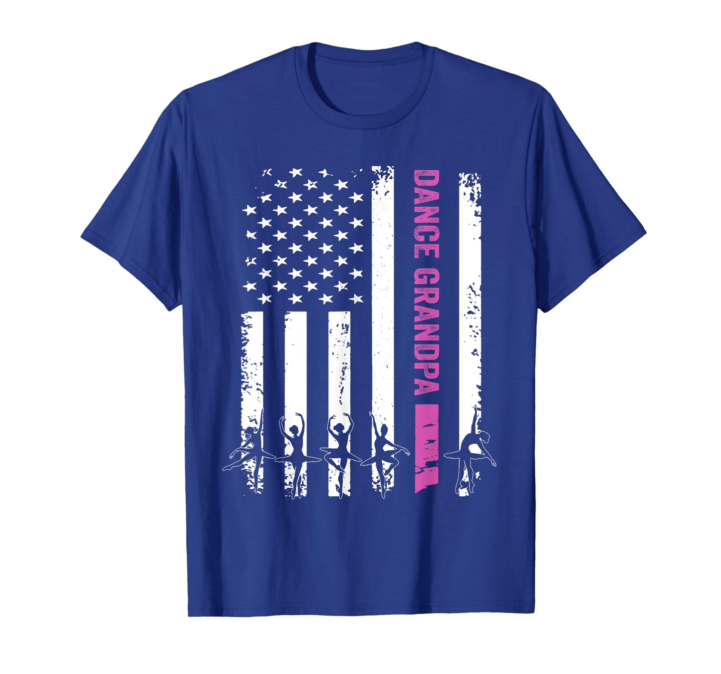 Vintage Dance Grandpa Flag USA Love Dancer/Dancing T-Shirt