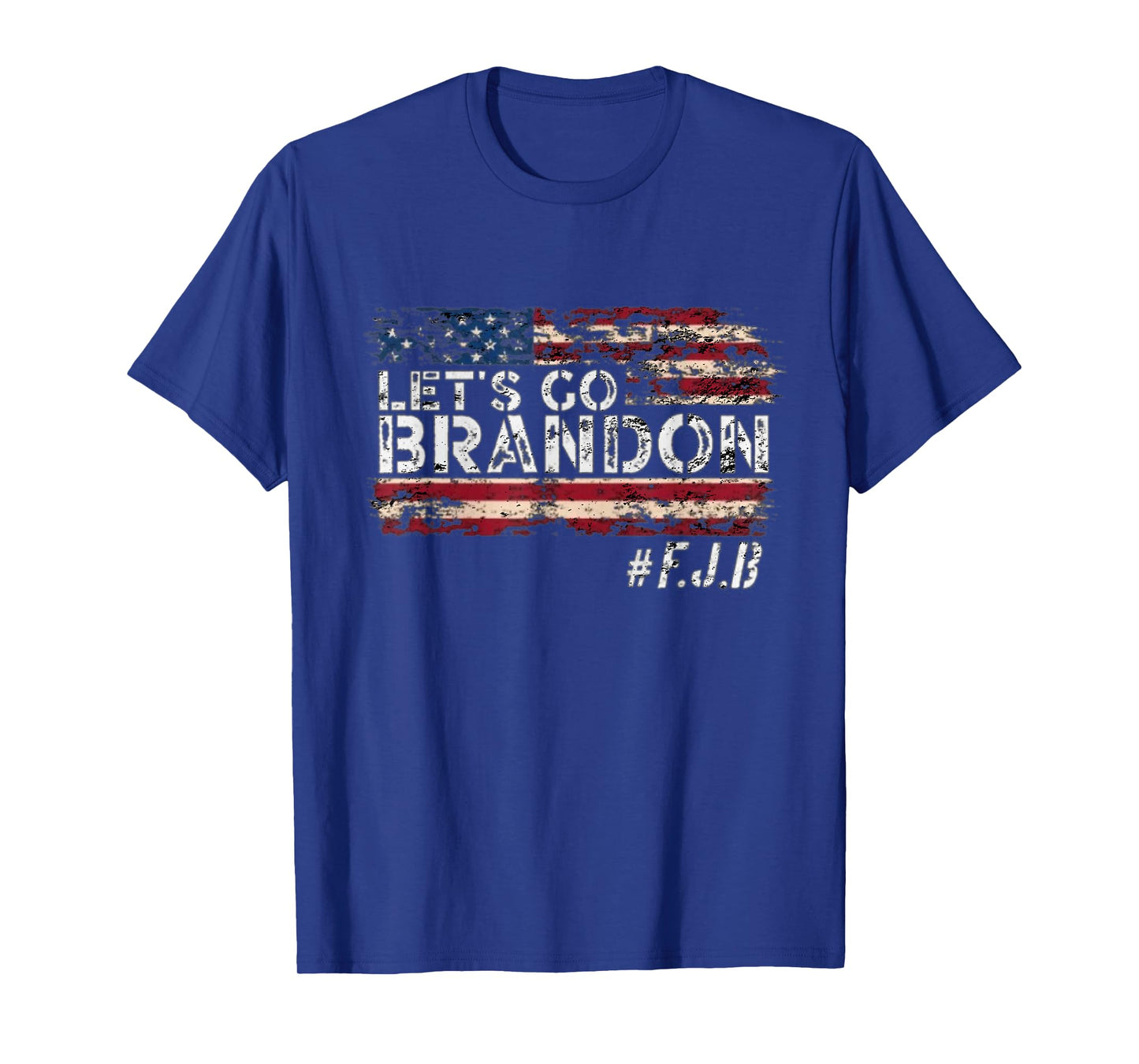 Let's go Brandon Sarcastic Trump with US flag SUPER vintage T-Shirt