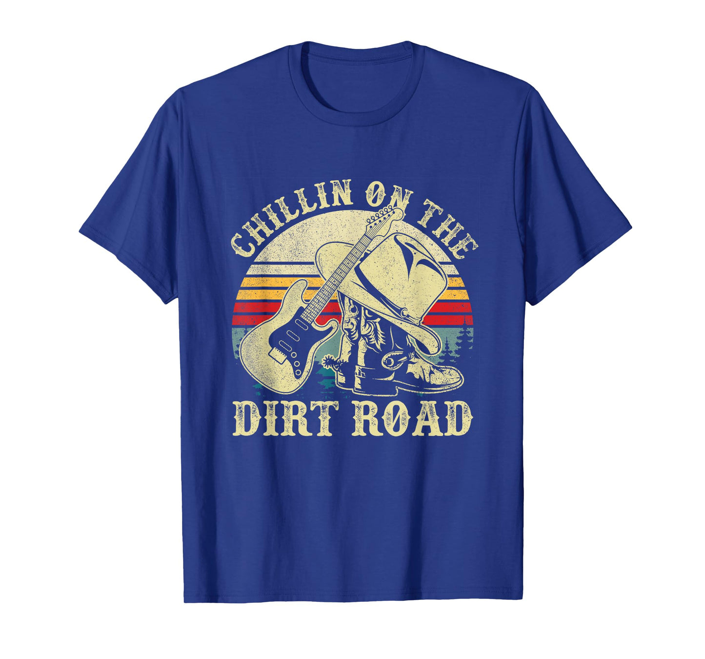 Chillin On The Dirt Road Western Life Rodeo Country Music T-Shirt