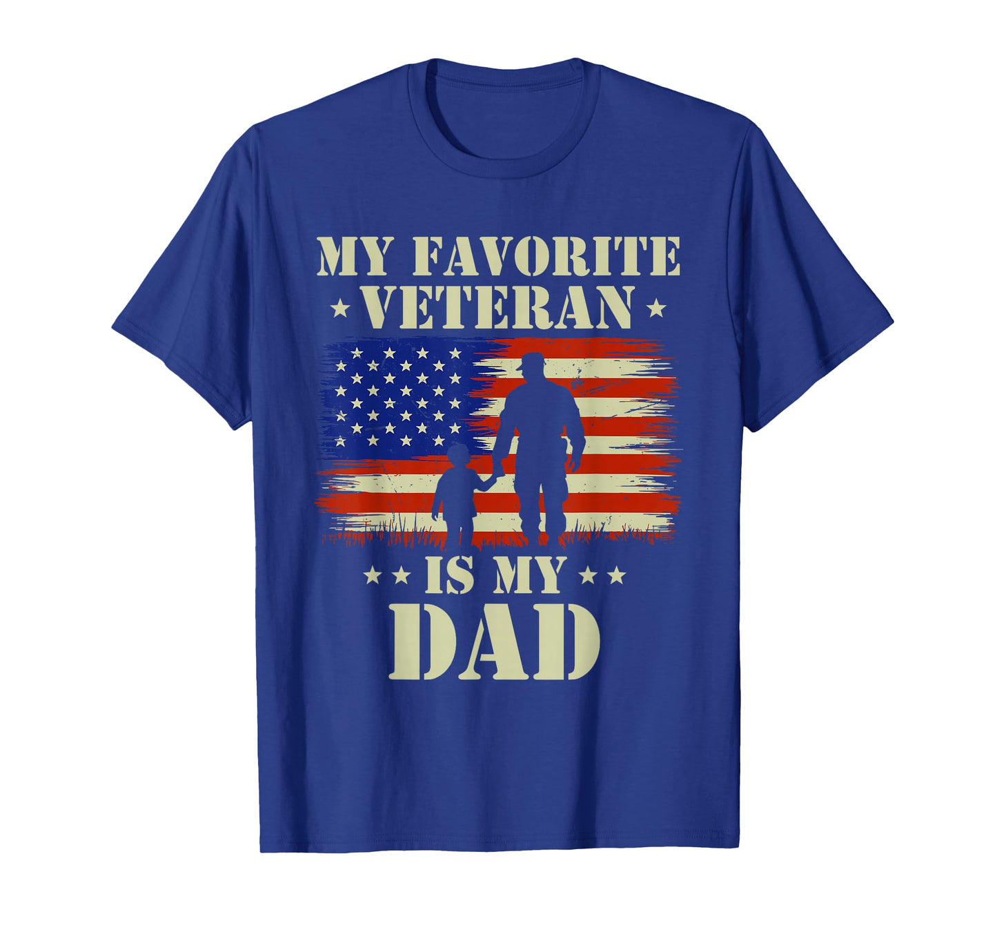 Father Veterans Day My Favorite Veteran is My Dad Proud Kids T-Shirt