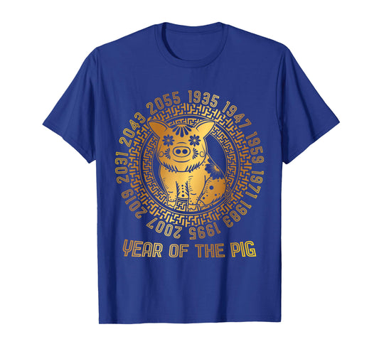 Chinese New Year Of The Pig Chinese Zodiac Year 2031 T-Shirt