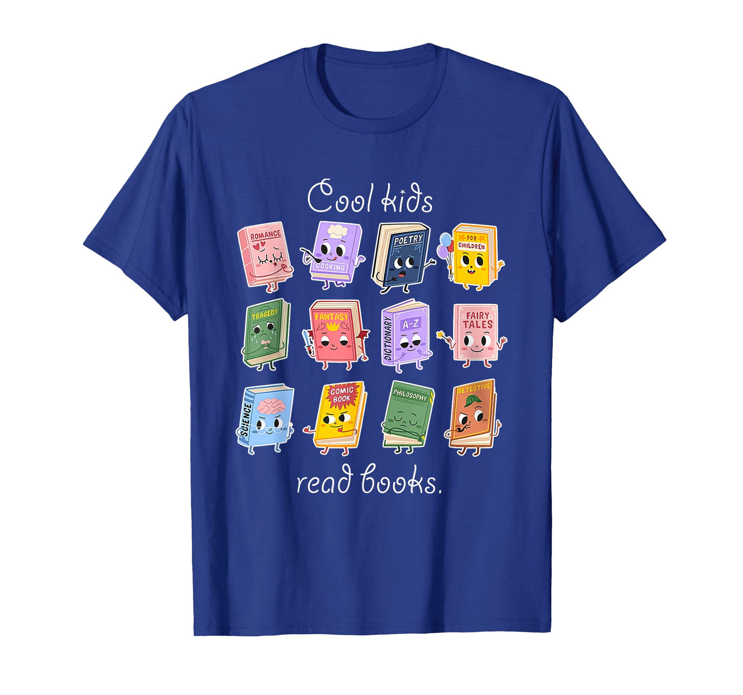 Cool Kids Read Books School Librarian Reading Teacher T-Shirt