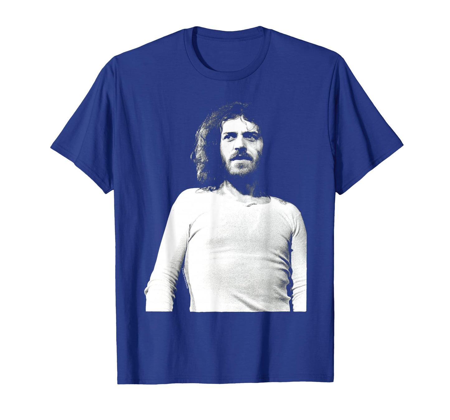 Singer Joe Cocker Live Shot Black And White By Everard Smith T-Shirt