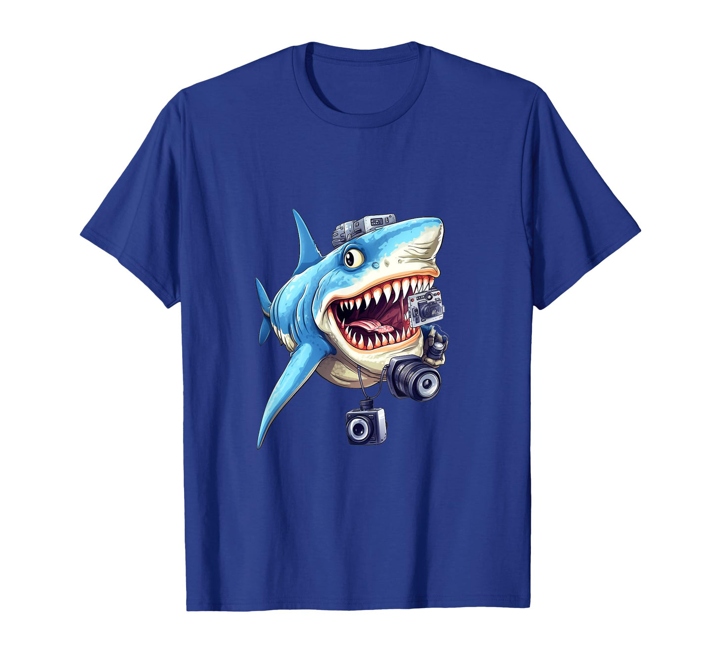 Shark Photographer Camera Photograph Photography Shark Lover T-Shirt