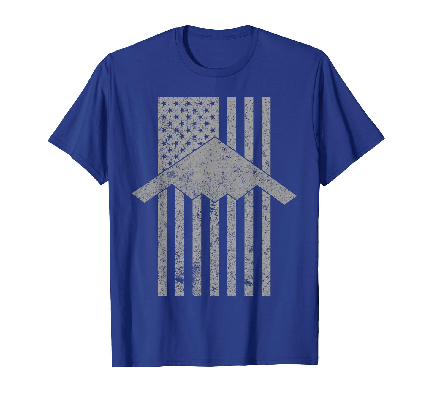 B-2 Spirit Stealth Bomber Patriotic Vintage Flag T-Shirt T-Shirt