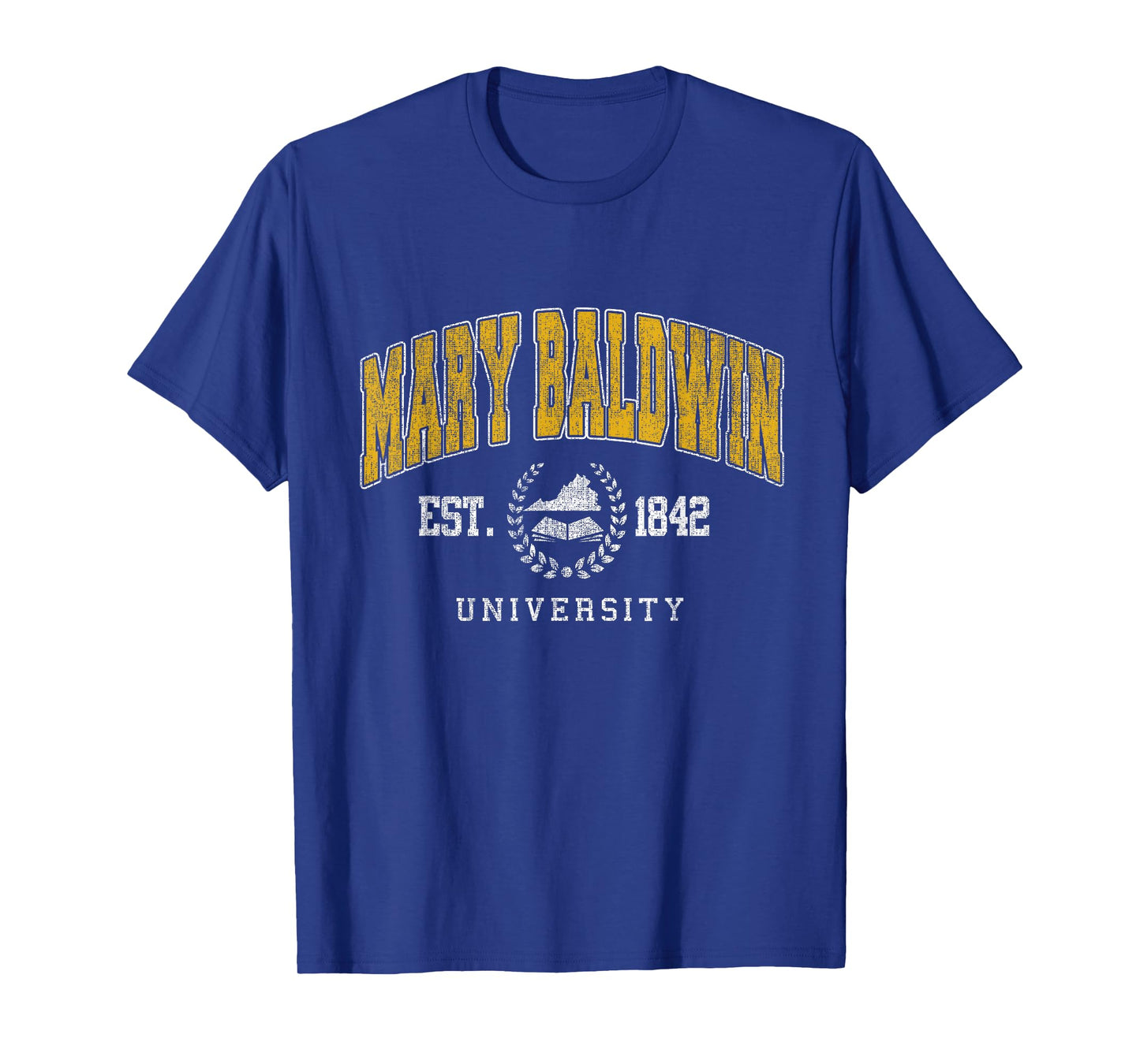 Retro Vintage Mary Baldwin Athletic Sports Tee Men Women T-Shirt