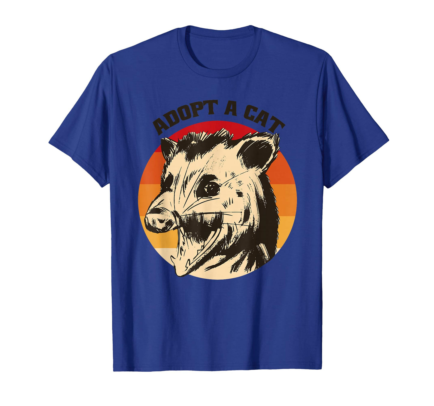 Opossum Adopt A Cat Vintage Funny Possum T-Shirt