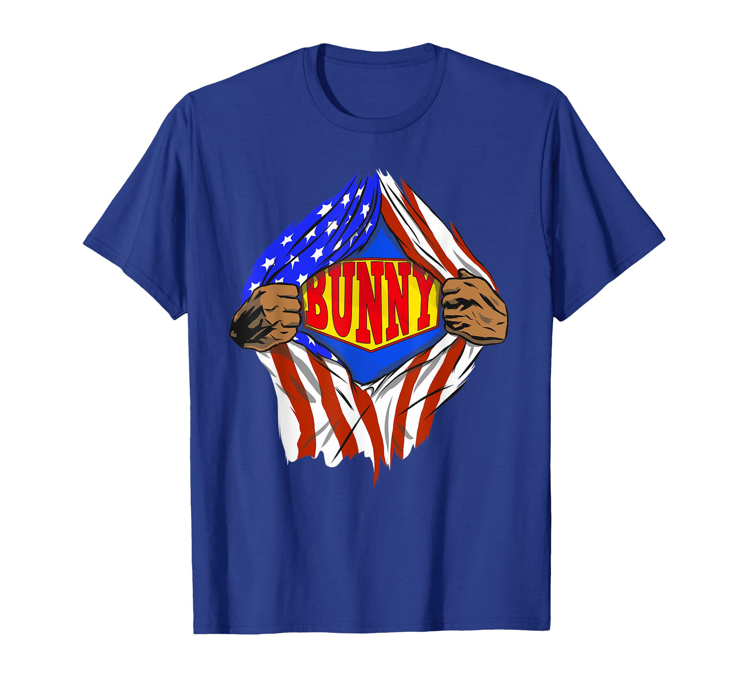Funny Super Bunny Hero Family T-Shirt