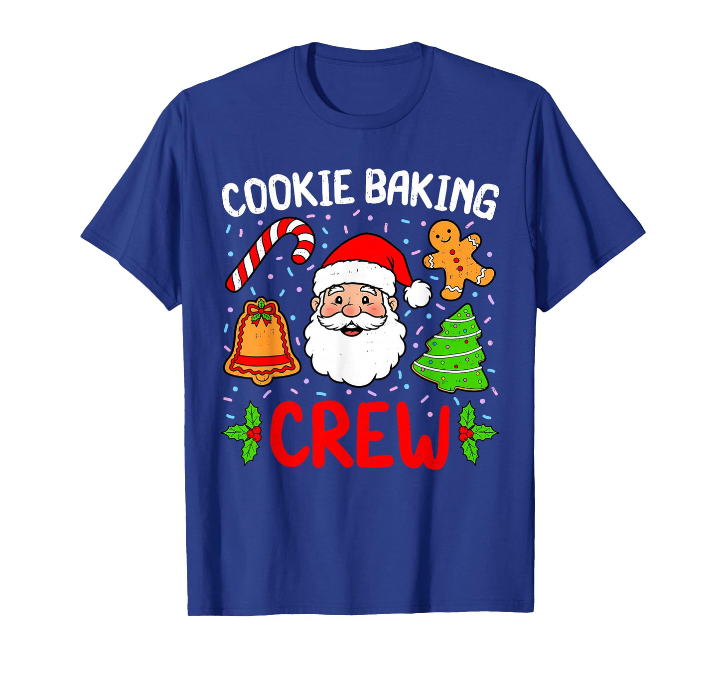 Cookie Baking Crew Christmas Gingerbread Holiday Matching T-Shirt