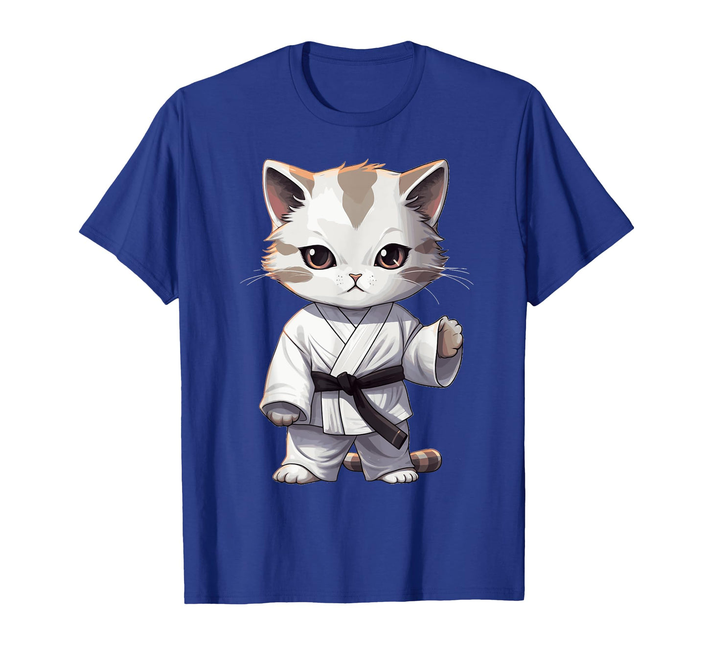Karate Cute Kitten Martial Arts Kitty for Cat Lovers T-Shirt for Men Women Kids