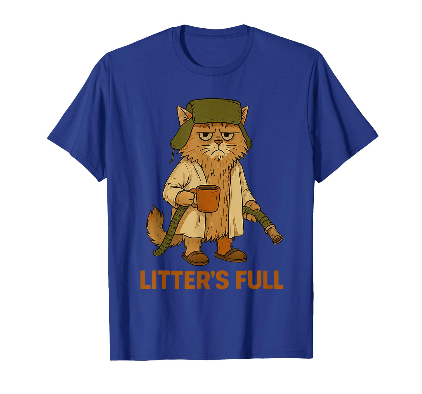 Litter’s Full Funny Cat Lovers Christmas Xmas Pjs Men Women T-Shirt