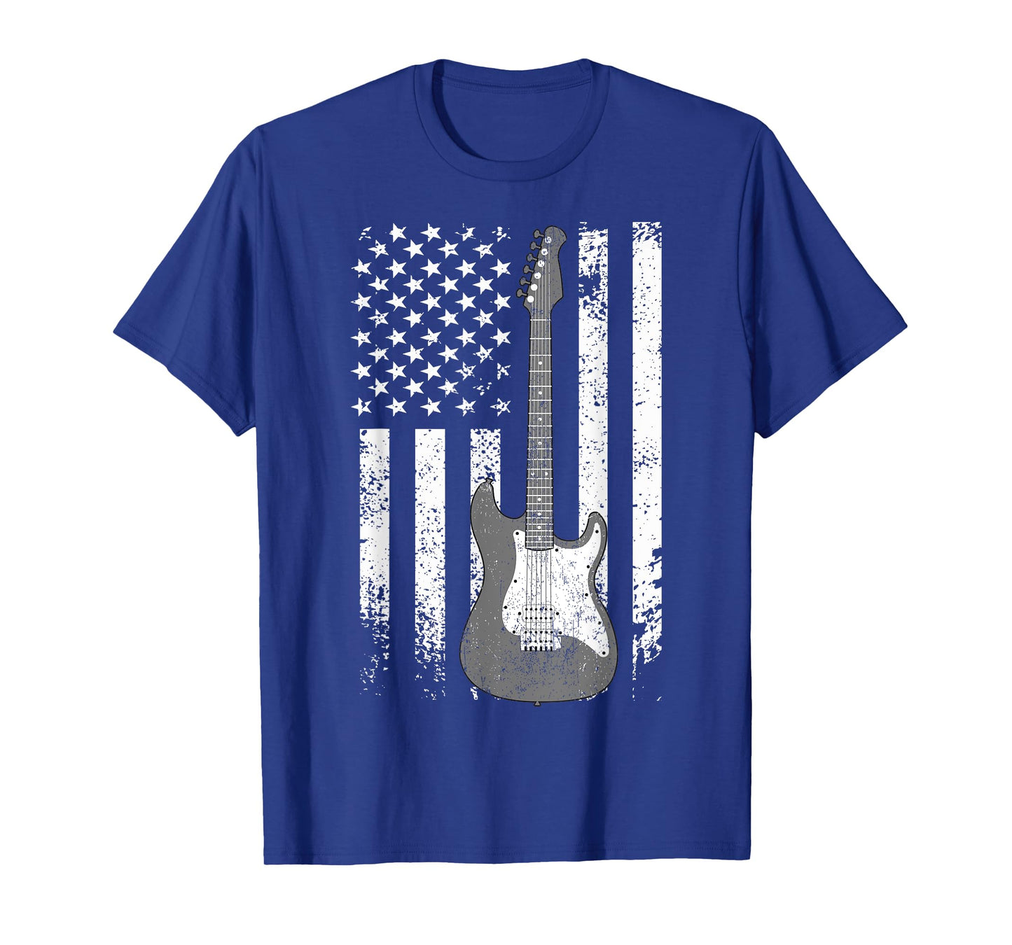 Bassist - USA American Flag Bass Guitar Player Musician T-Shirt