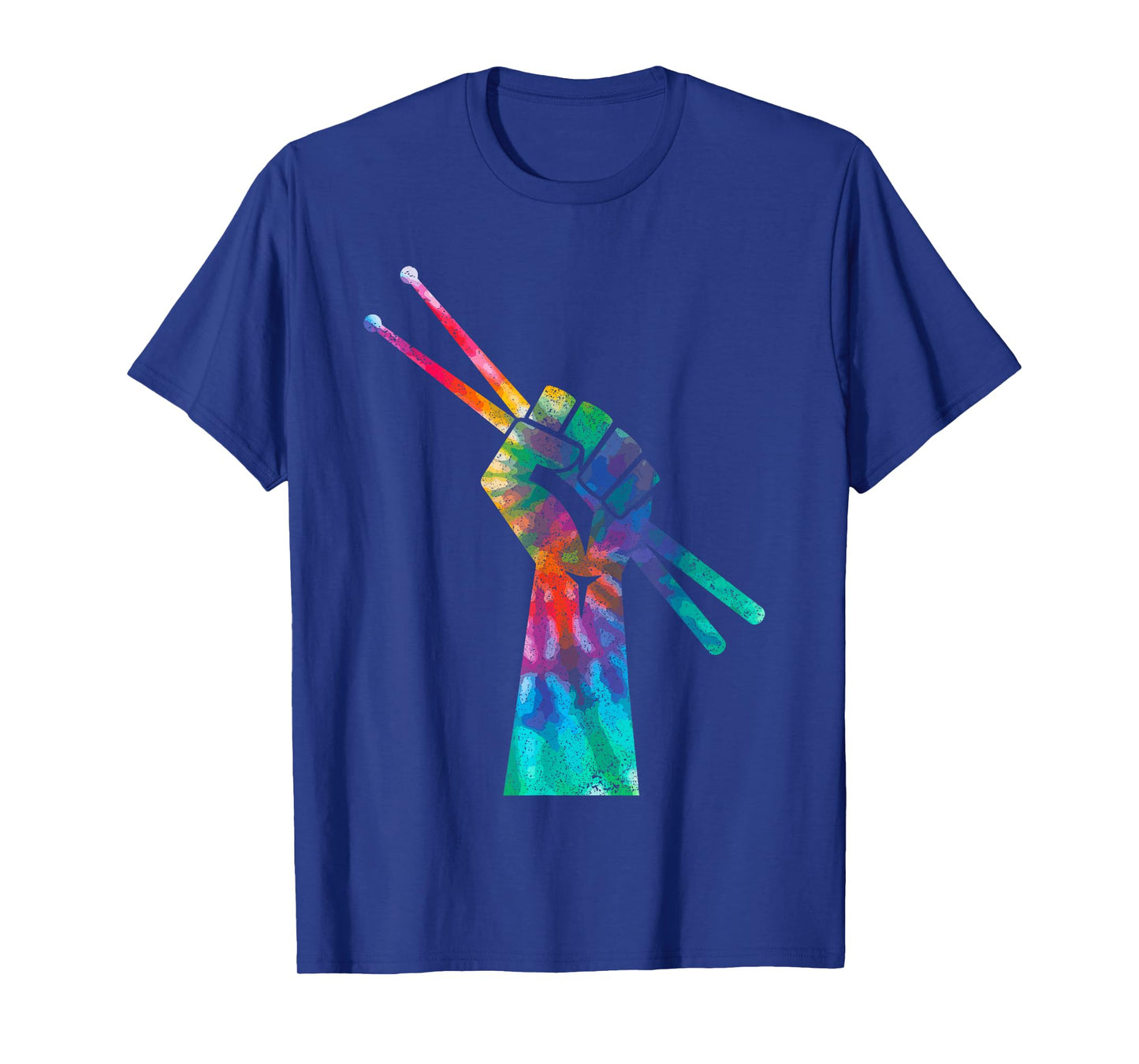 Drummer Drum Kit Tie Dye Hippie Drummer Gift T-Shirt