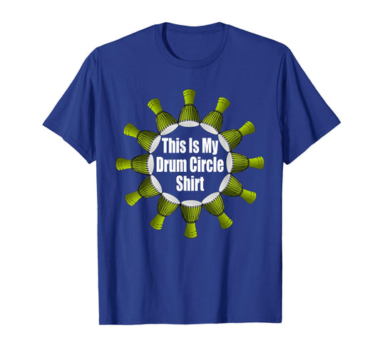 Drum Circle Percussion Group People Hand Drumming Bongo Gift T-Shirt