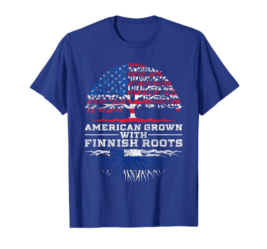 American Grown With Finnish Roots Finland T-Shirt
