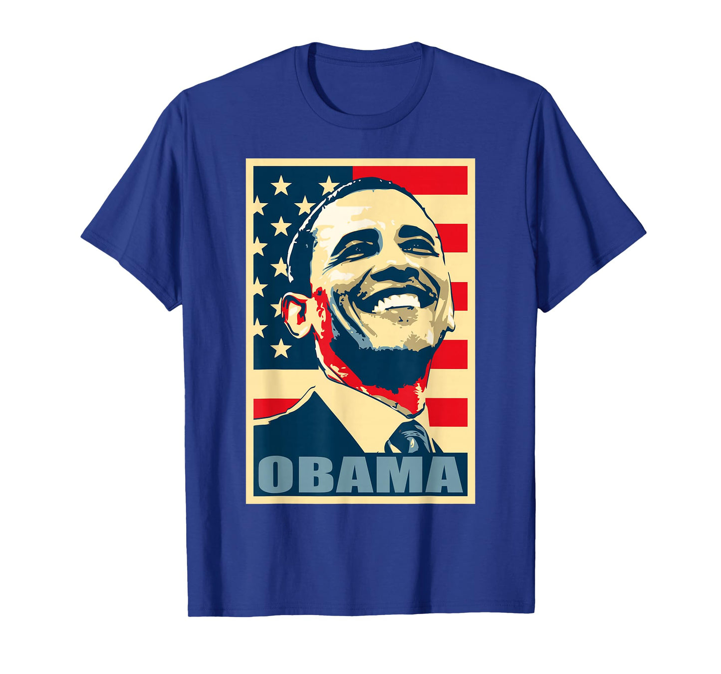 Barack Obama President 44 American Flag Happy Democrat T-Shirt